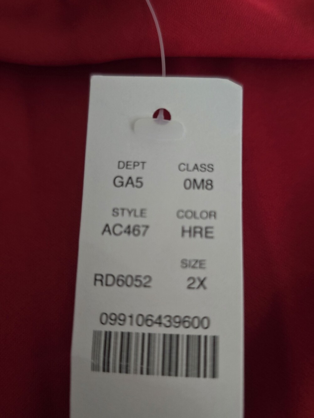 J. Crew Gwyneth slip skirt, Red, Size 2X NWT - Picture 3 of 3